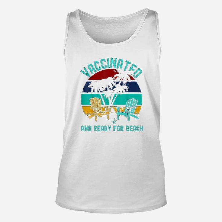 Ready To Party Beach Palms Sea Vacation Unisex Tank Top