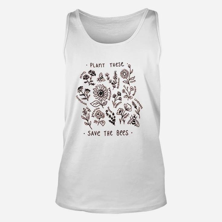 Save The Bees Unisex Tank Top