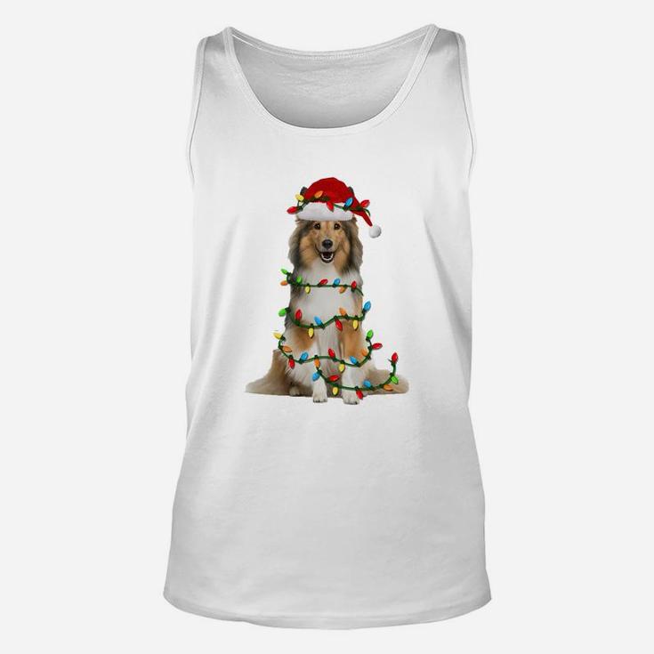 Sheltie Christmas Sweatshirt Sheltie Dog Xmas Gift Unisex Tank Top