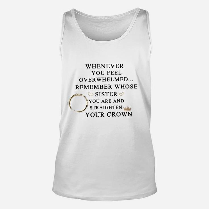 Sister Gifts For Birthday Unisex Tank Top