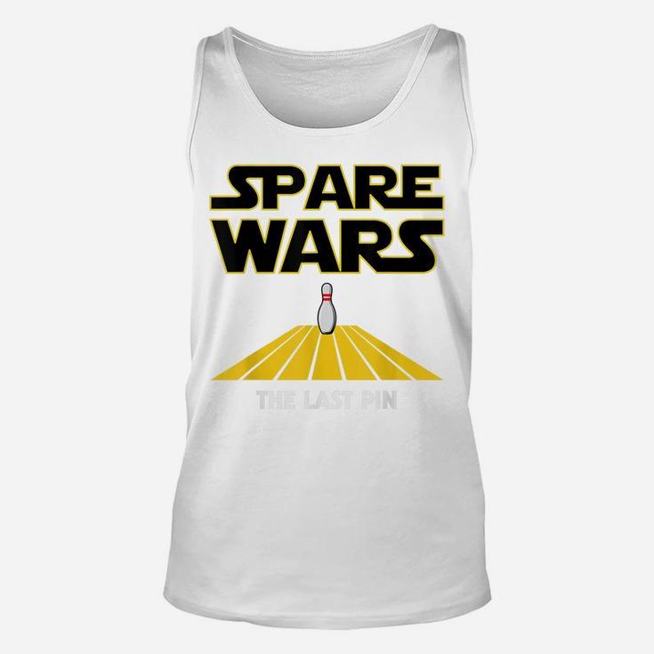 Spare Wars - Funny Bowler & Bowling Parody Unisex Tank Top