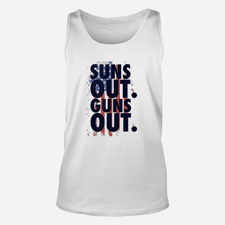 Suns Out Usa Flag Unisex Tank Top