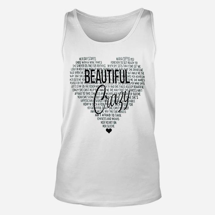 Takeyal Beautiful Crazy Country Music Unisex Tank Top