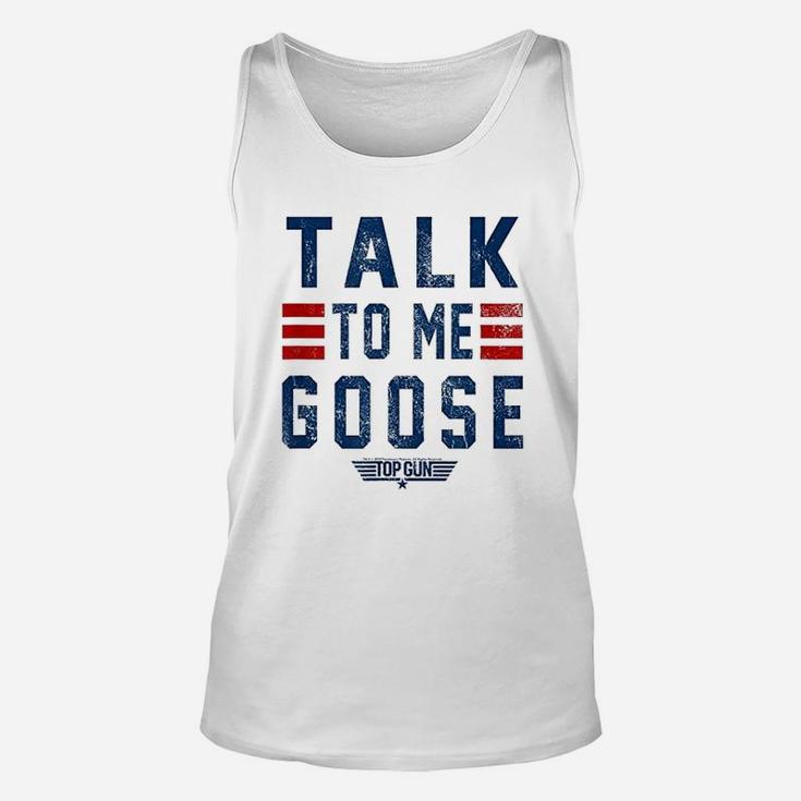 Talk To Me Goose Unisex Tank Top