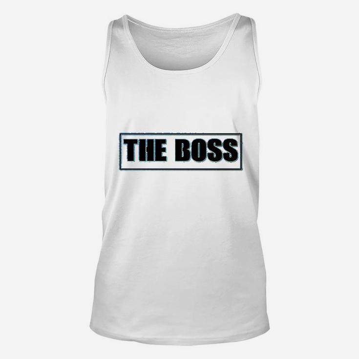 The Boss Funny Office Staff Unisex Tank Top