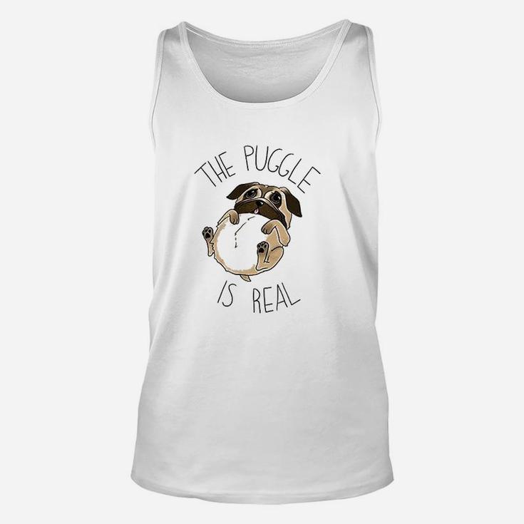 The Puggle Is Real Unisex Tank Top