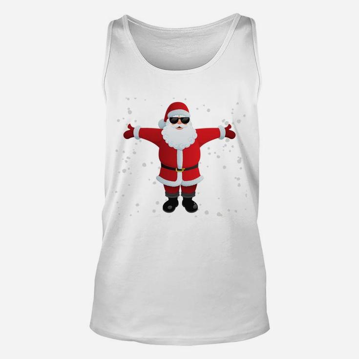 There's Some Hos In This House Christmas Funny Santa Xmas Sweatshirt Unisex Tank Top