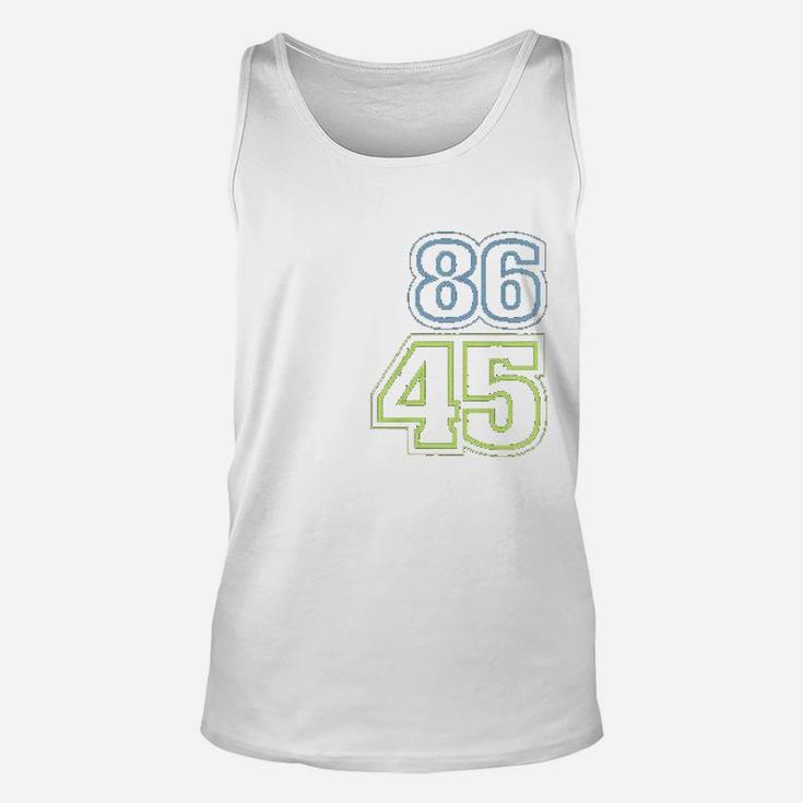 This 86 45 Blue No Matter Who Unisex Tank Top