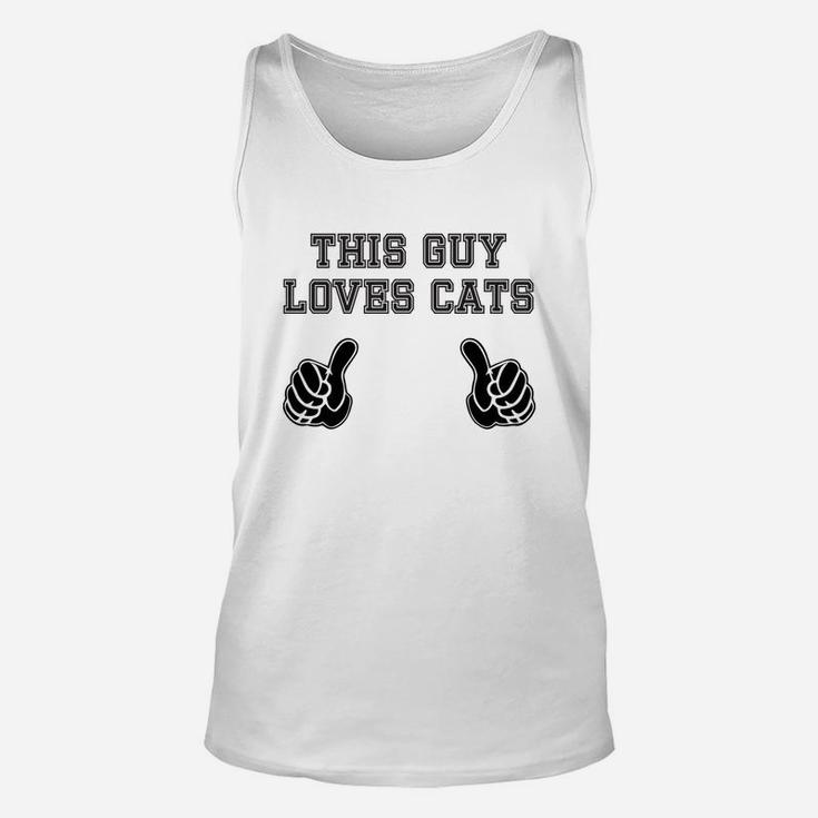 This Guy Loves Cats For Pet Lover Unisex Tank Top