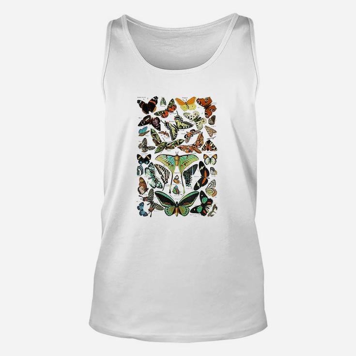 Vintage Butterflies Butterfly Collection Unisex Tank Top