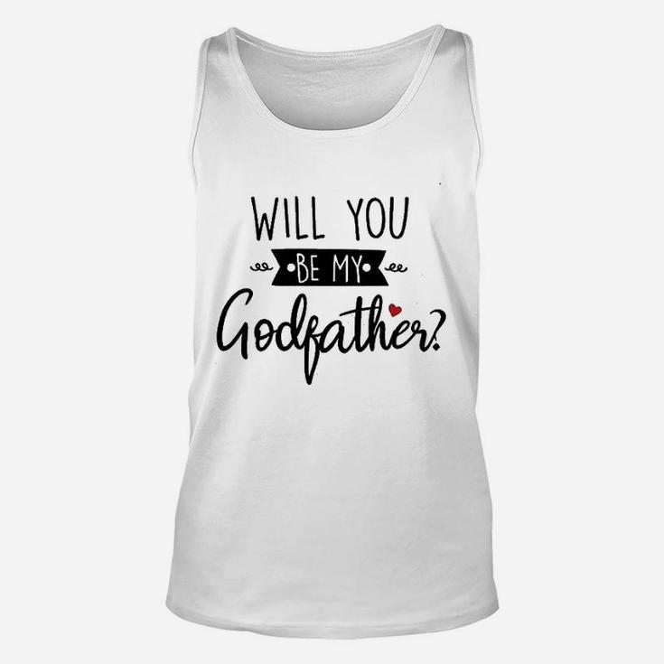 Will You Be My Godfather Unisex Tank Top