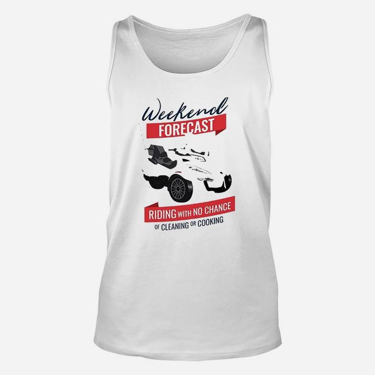 With No Chance Of Cleaning Or Cooking For Bikers Unisex Tank Top