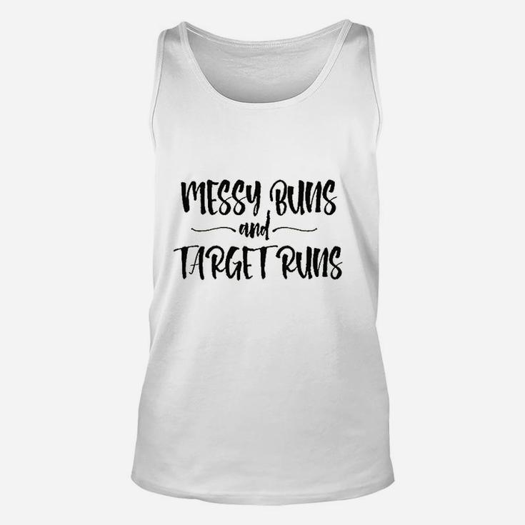Yourtops Women Messy Buns And Target Runs Unisex Tank Top