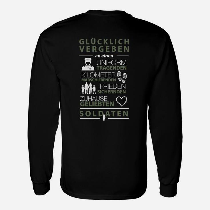 Glücklich Vergeben An Einen Soldaten Langarmshirts