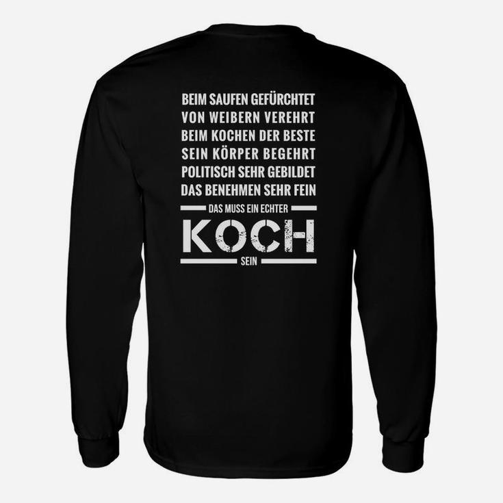 Humorvolles Koch-Langarmshirts mit Witzigem Spruch für Herren, Küchenchef Tee