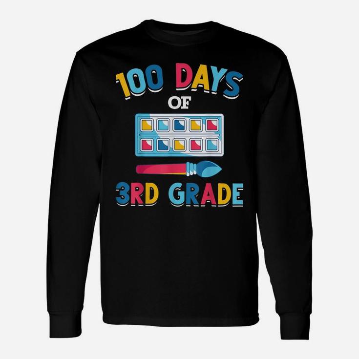 100 Days Of 3Rd Grade Funny Student Gift 100 Days Of School Unisex Long Sleeve