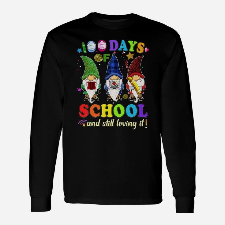 100 Days Of School Still Loving It Gnome Virtual Teacher Sweatshirt Unisex Long Sleeve
