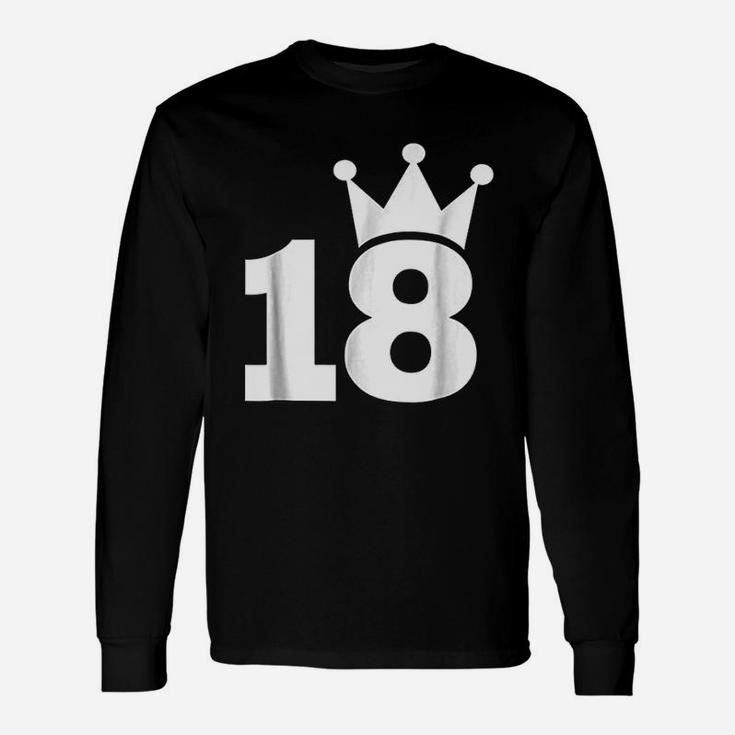 18Th Birthday Crown Unisex Long Sleeve