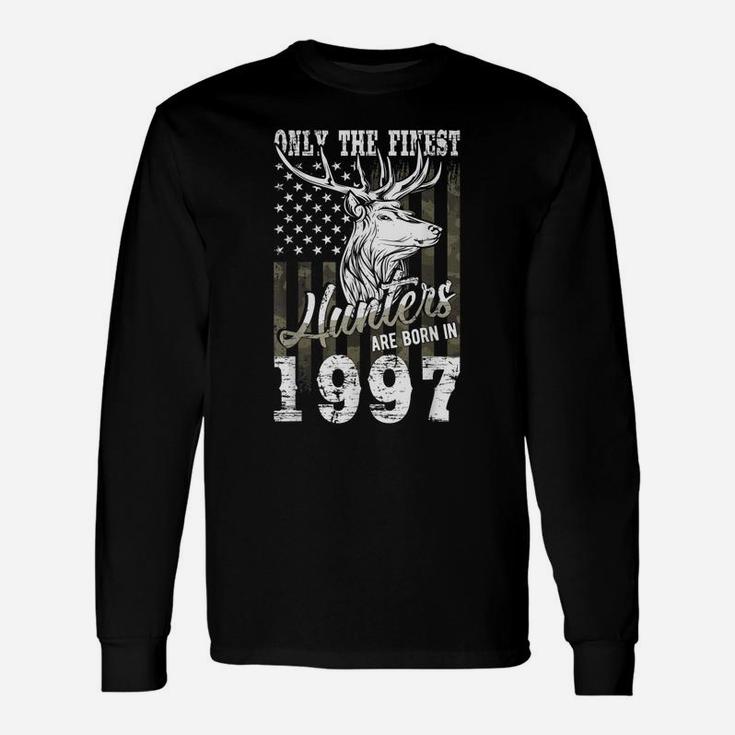 24Th Birthday Gift For 24 Year Old Deer Hunter Hunting 1997 Unisex Long Sleeve