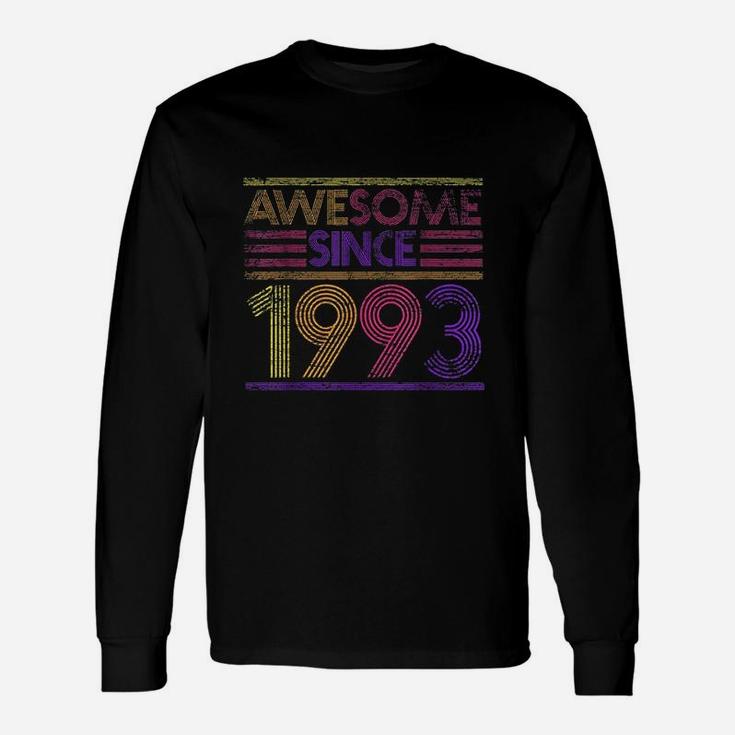 28Th Birthday Gifts  Awesome Since 1993 Unisex Long Sleeve