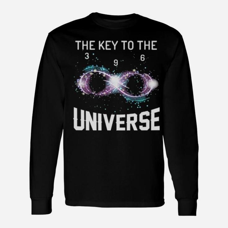 3 6 9 Key To The Universe Long Sleeve T-Shirt
