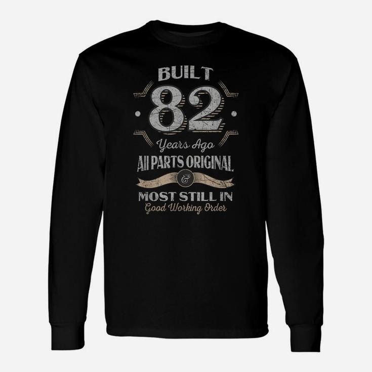 82Nd Birthday 82 Years Old Vintage All Parts Original Unisex Long Sleeve