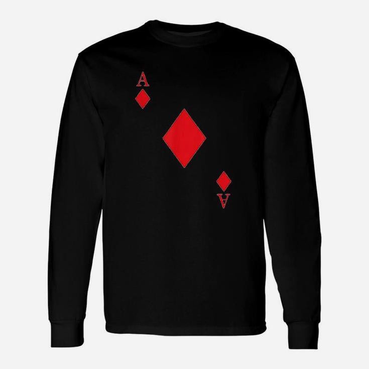 Ace Of Diamonds Long Sleeve T-Shirt