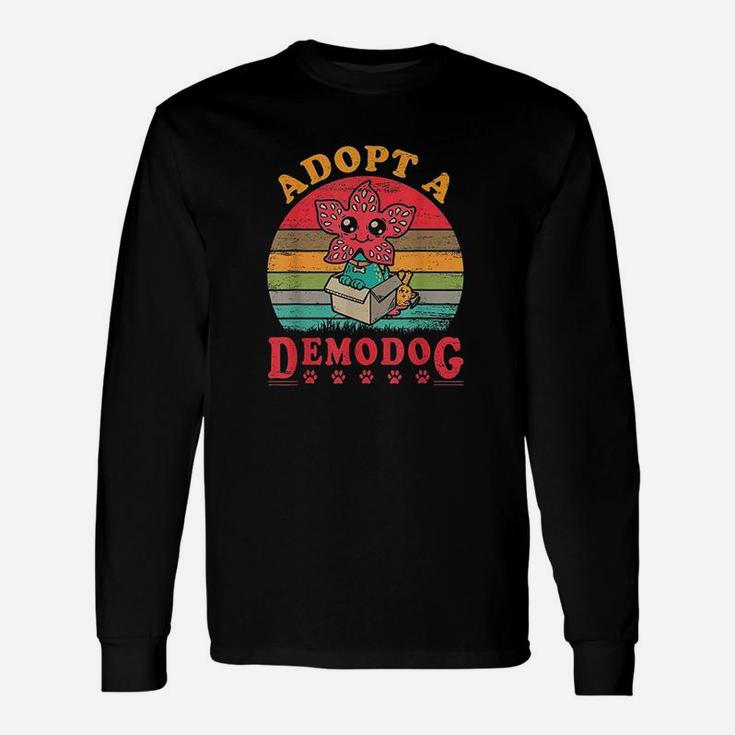 Adopt A Demodog Funny Dog Lovers Unisex Long Sleeve