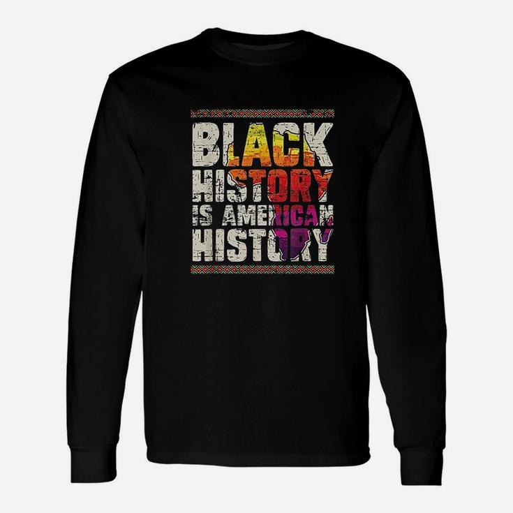 African Roots Pride Black Americans Long Sleeve T-Shirt