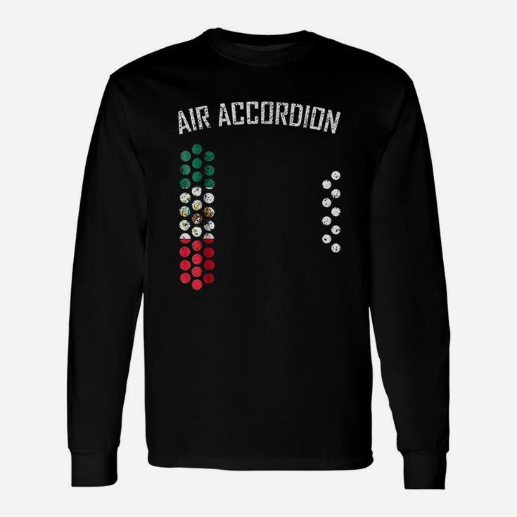 Air Accordion The Flag Of Mexico Unisex Long Sleeve