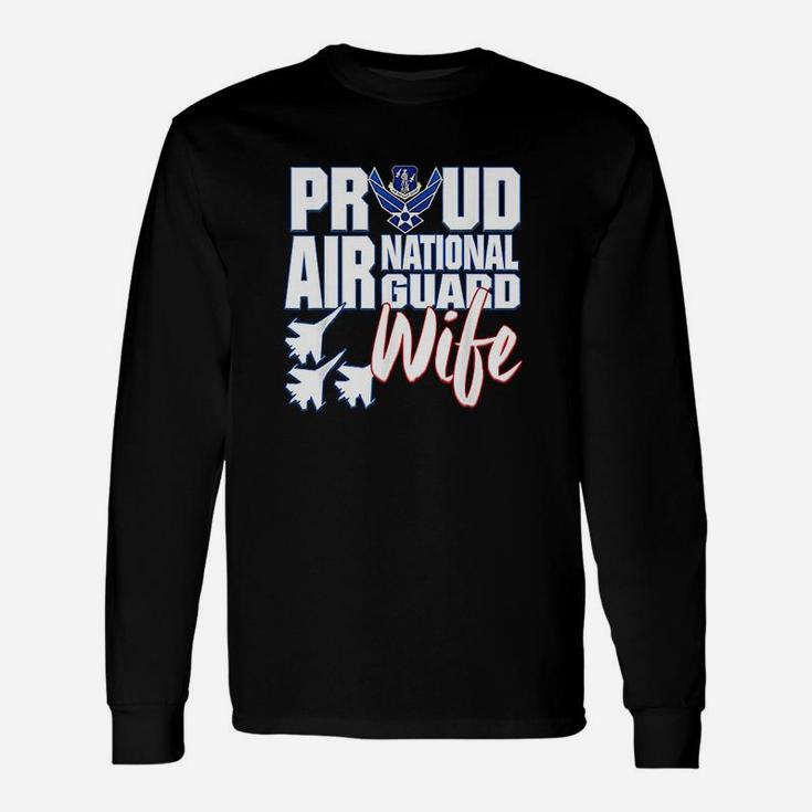 Air National Guard Wife Usa Air Force Military Unisex Long Sleeve