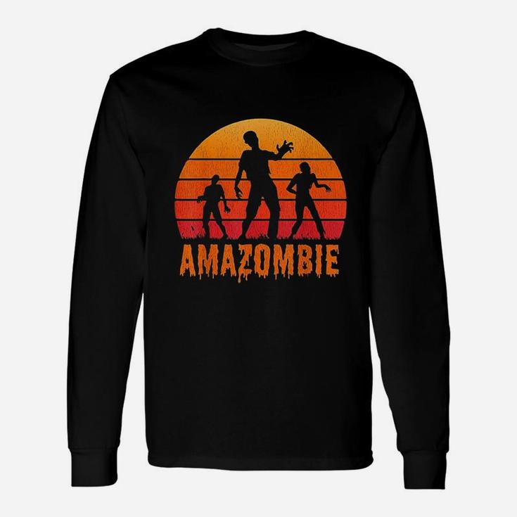 Amazombie Coworker Warehouse Zombie Gag Long Sleeve T-Shirt