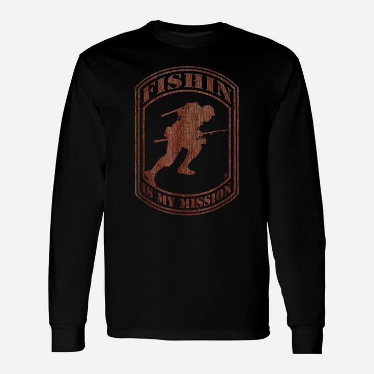 American Bass Soldier  Military Fishing Design 08 Unisex Long Sleeve