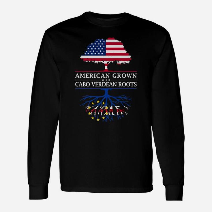 American Grown With Cape Verdean Roots - Cape Verde Unisex Long Sleeve