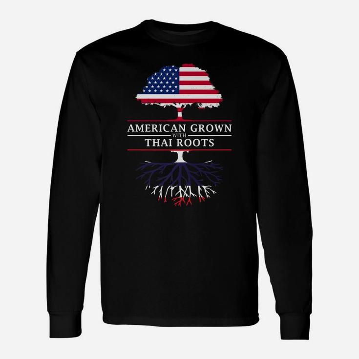 American Grown With Thai Roots - Thailand Unisex Long Sleeve