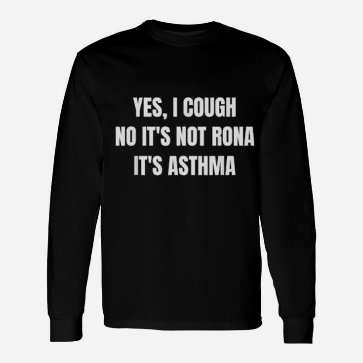Asthma Cough Awareness Asthmatic Warrior Respiratory Disease Long Sleeve T-Shirt