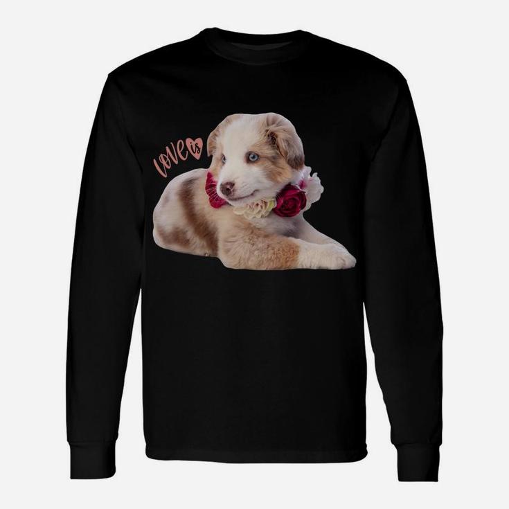 Australian Shepherd Shirt Aussie Mom Dad Love Dog Pet Tee Sweatshirt Unisex Long Sleeve