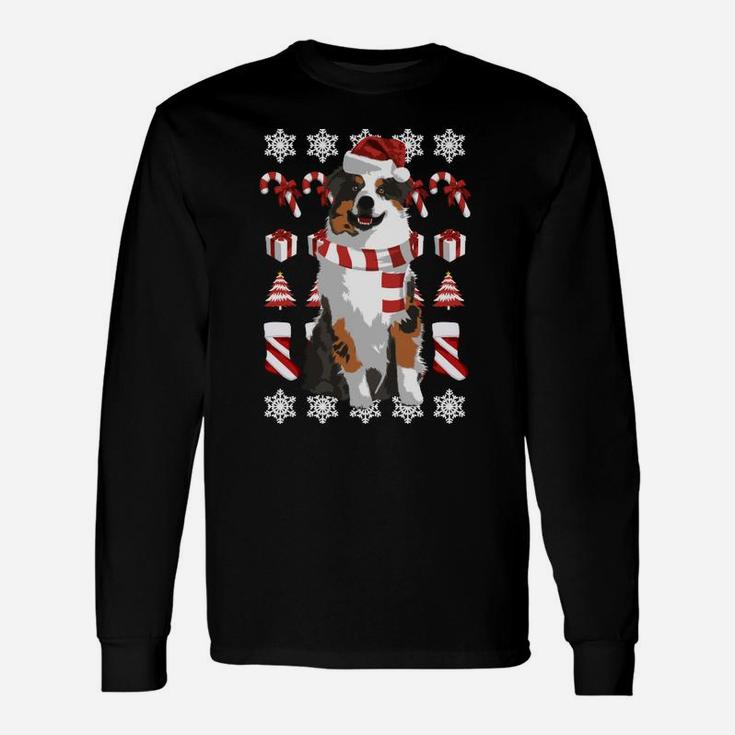 Australian Shepherd Weihnachtspulli Langarmshirts