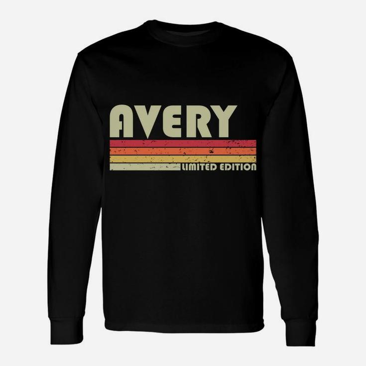 Avery Surname Funny Retro Vintage 80S 90S Birthday Reunion Sweatshirt Unisex Long Sleeve