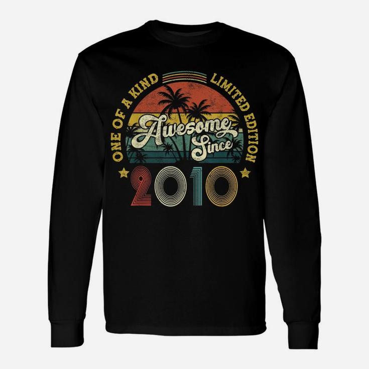 Awesome Since 2010 12 Years Old Vintage 12Th Birthday Gifts Unisex Long Sleeve