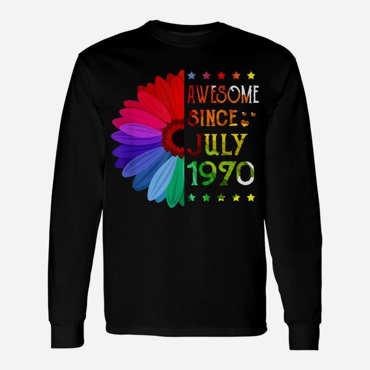 Awesome Since July 1970 51St Birthday Gifts 51 Years Old Unisex Long Sleeve