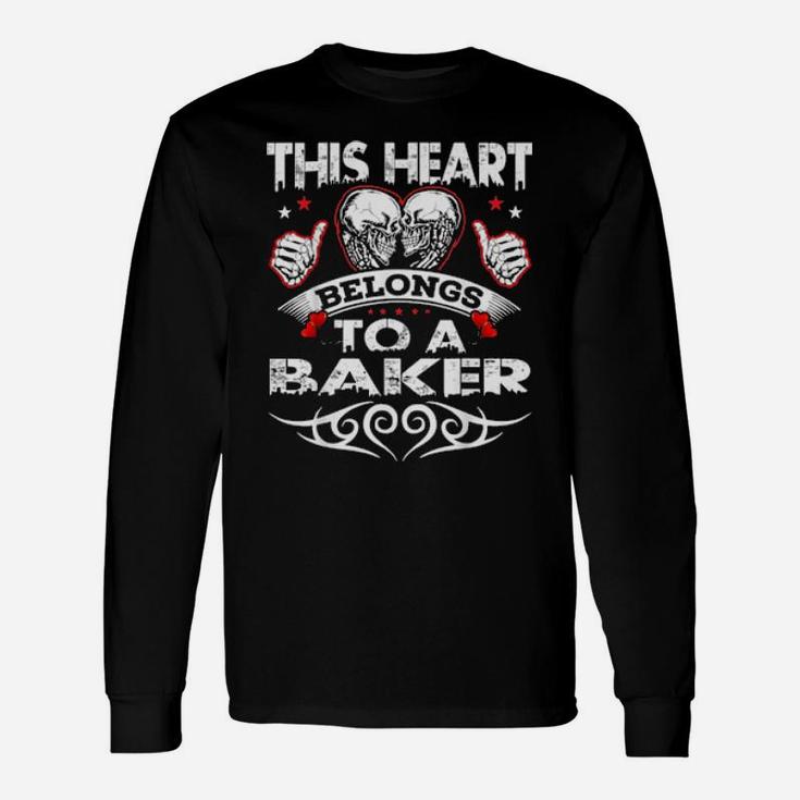 Baker Baking Lovers Valentines Day Long Sleeve T-Shirt
