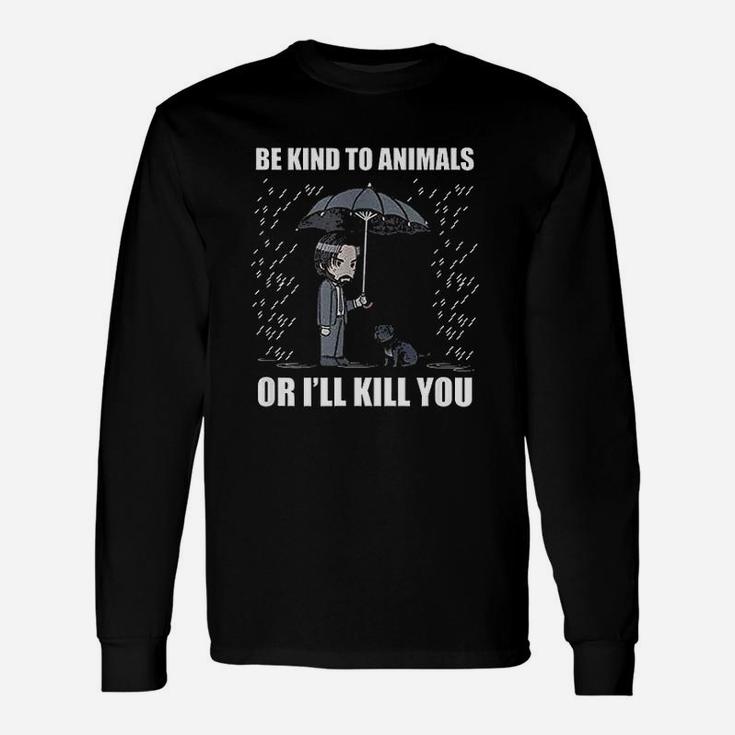Be Kind To Animals Unisex Long Sleeve