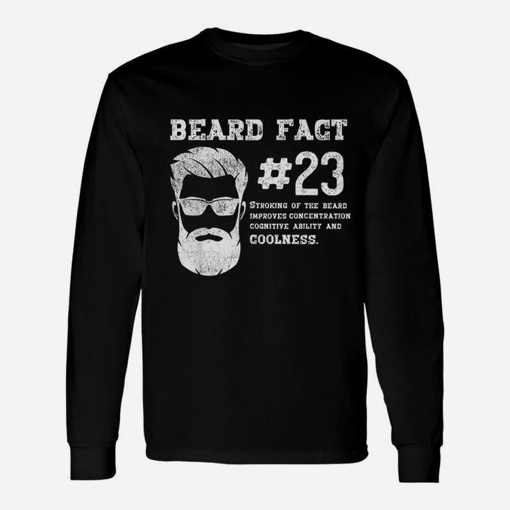 Beard Fact Unisex Long Sleeve
