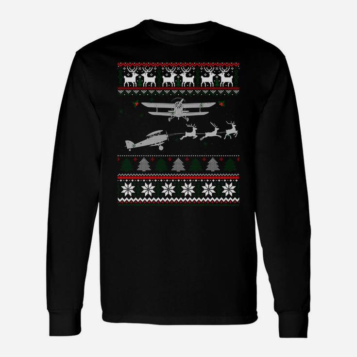 Best Christmas Thanksgiving Gift Pilots Aviation Ugly Sweatshirt Unisex Long Sleeve