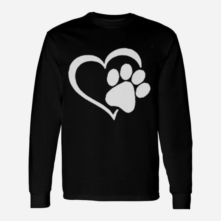 Best Mom Ever Pet Lovers Paw Print For Mom Long Sleeve T-Shirt