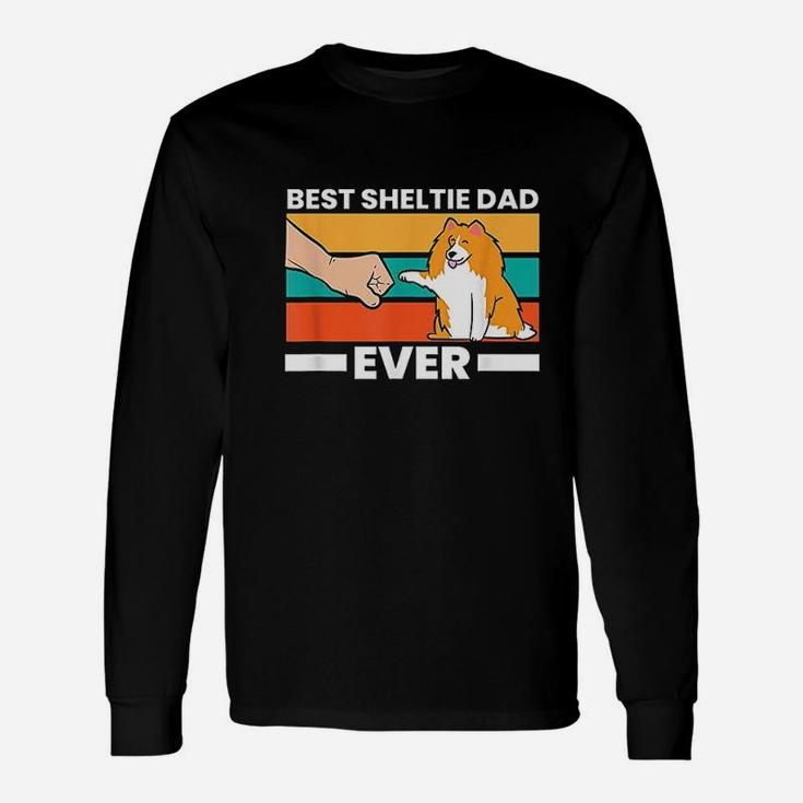 Best Sheltie Dad Ever Sheepdog Papa Unisex Long Sleeve
