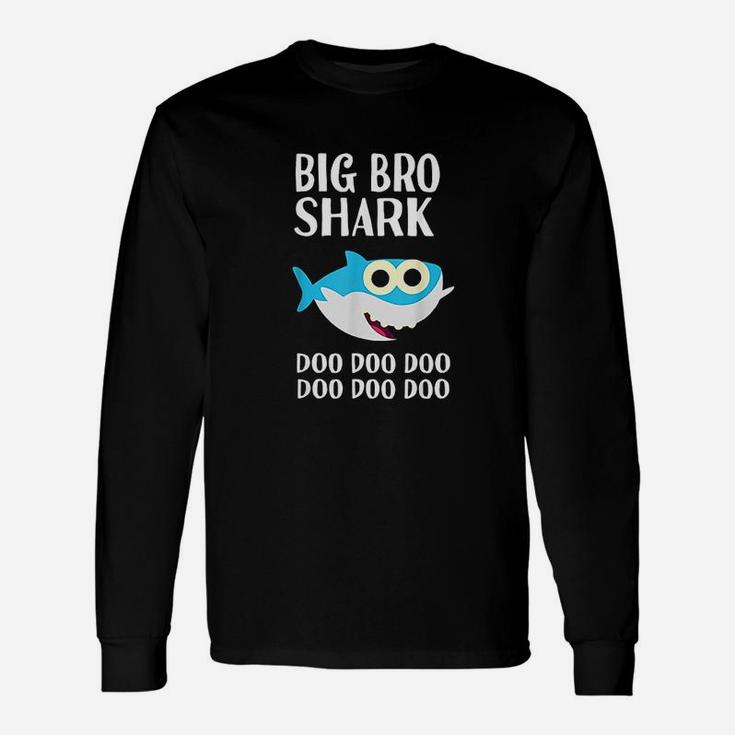 Big Bro Shark Doo Doo Big Brother Shark Gifts Matching Unisex Long Sleeve