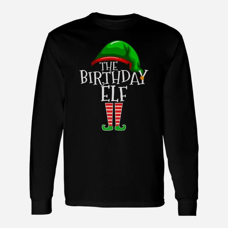 Birthday Elf Group Matching Family Christmas Gifts Holiday Unisex Long Sleeve