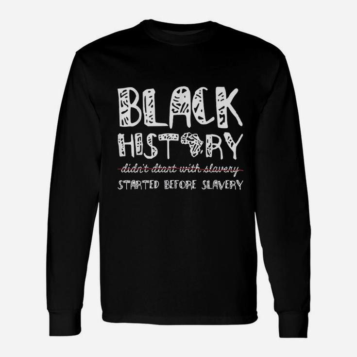 Black History Month Afro African American Pride Black People Unisex Long Sleeve